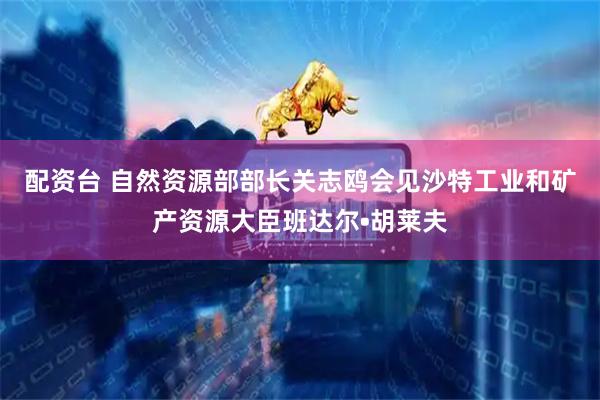 配资台 自然资源部部长关志鸥会见沙特工业和矿产资源大臣班达尔•胡莱夫